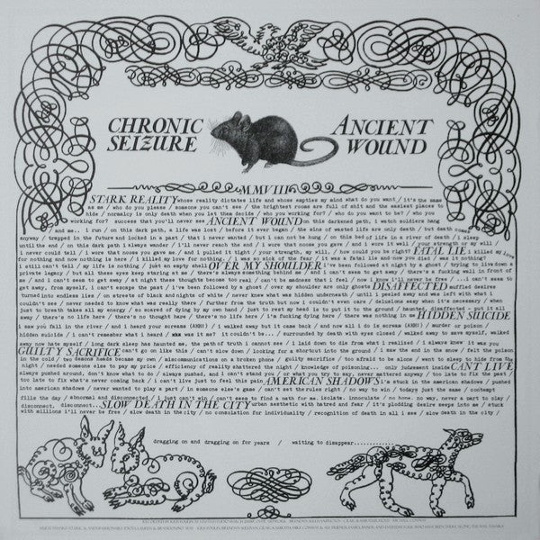 Chronic Seizure : Ancient Wound (12", Album)