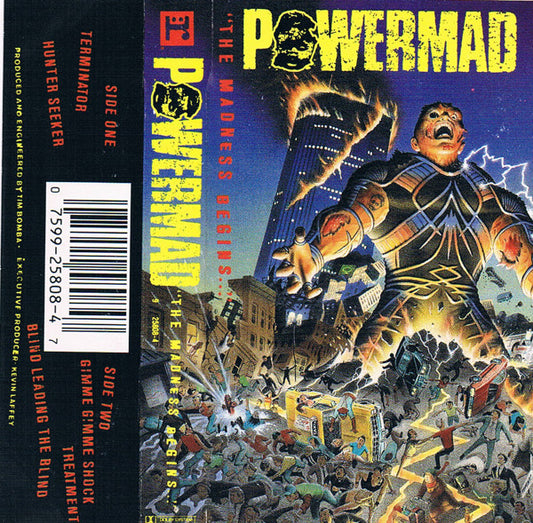 Powermad : The Madness Begins... (Cass, MiniAlbum, SR,)
