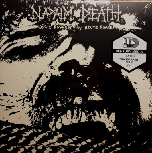 Napalm Death : Logic Ravaged By Brute Force (7", EP, Ltd, Blu)