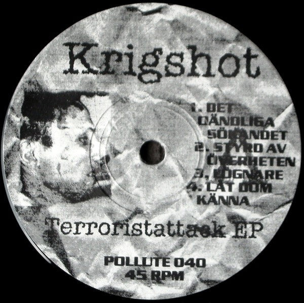 Krigshot : Terroristattack Ep (7", EP)