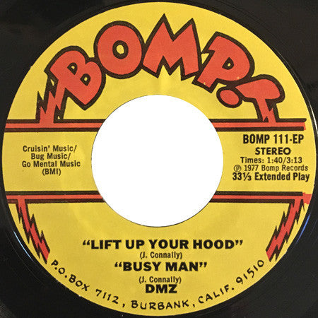 DMZ (2) : Lift Up Your Hood (7", EP, Styrene)