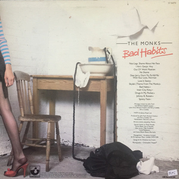 The Monks (4) : Bad Habits (LP, Album)