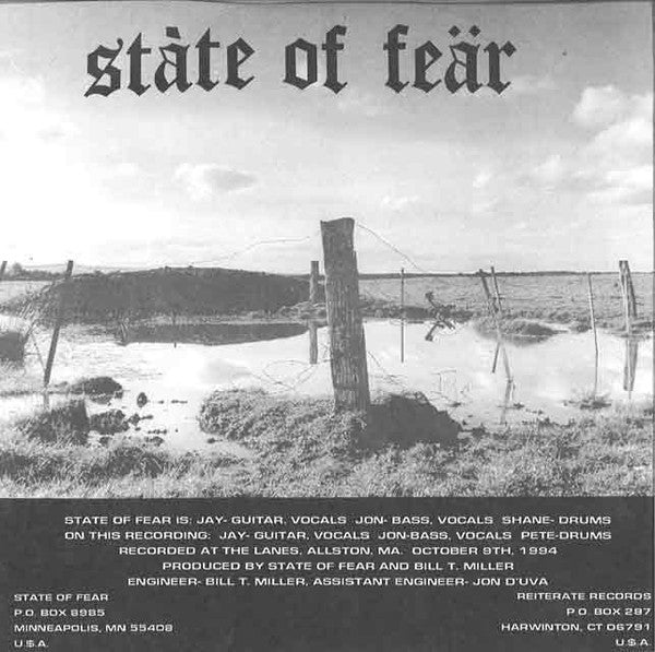 State Of Fear : Stàte Of Feär (7", EP)
