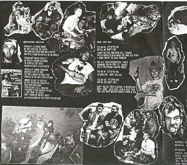 Up Against : War Will Never End... (7")