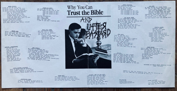 Utter Bastard : Utter Bastard (7", EP)