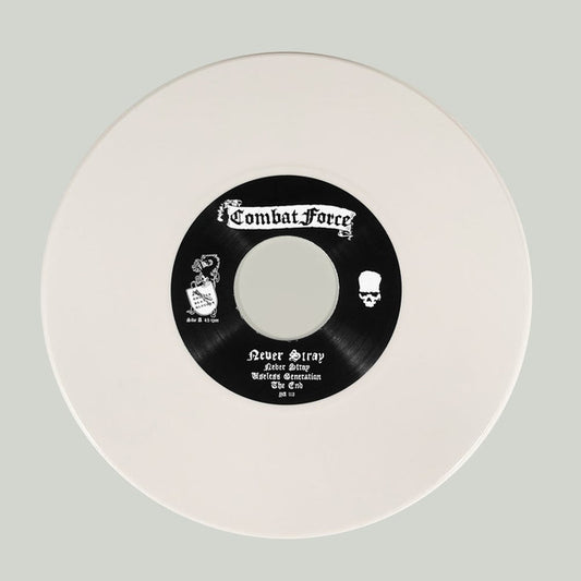 Combat Force : Never Stray (7", Ltd, Whi)