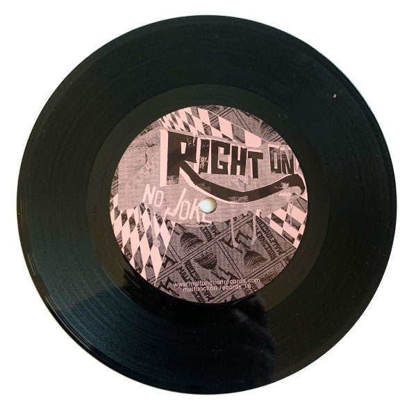 Right On : No Joke E.P. (7", EP, RP)