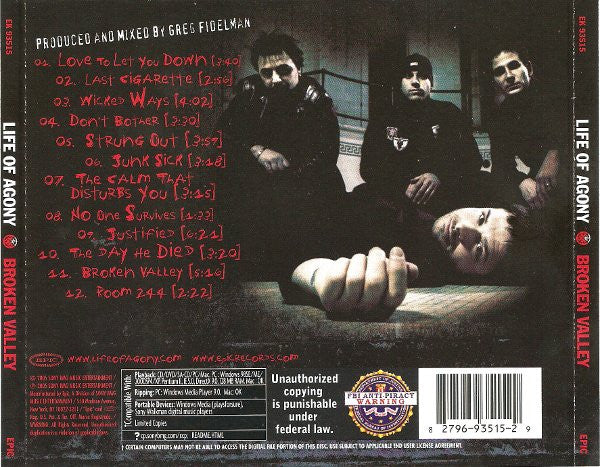 Life Of Agony : Broken Valley (CD, Album, Copy Prot.)