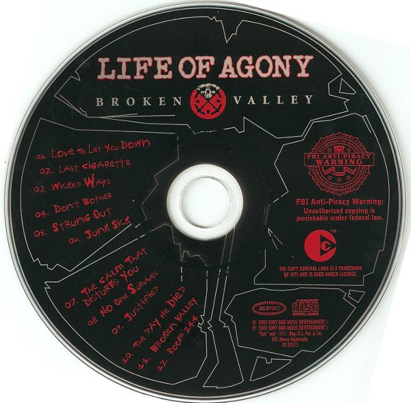 Life Of Agony : Broken Valley (CD, Album, Copy Prot.)