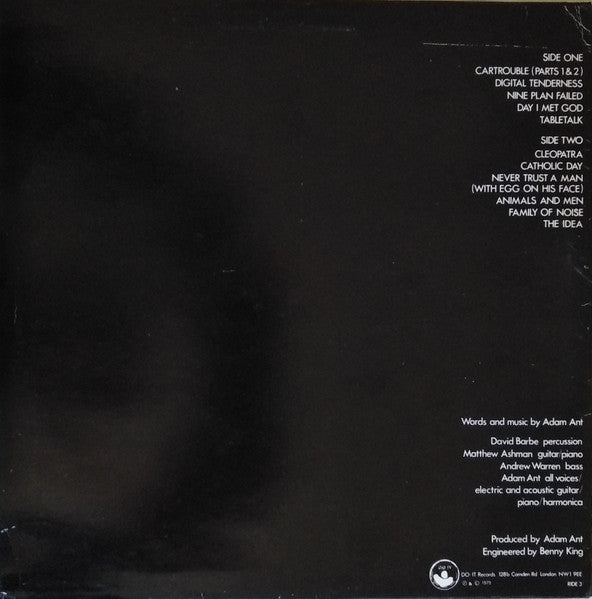 Adam And The Ants : Dirk Wears White Sox (LP, Album, RP)