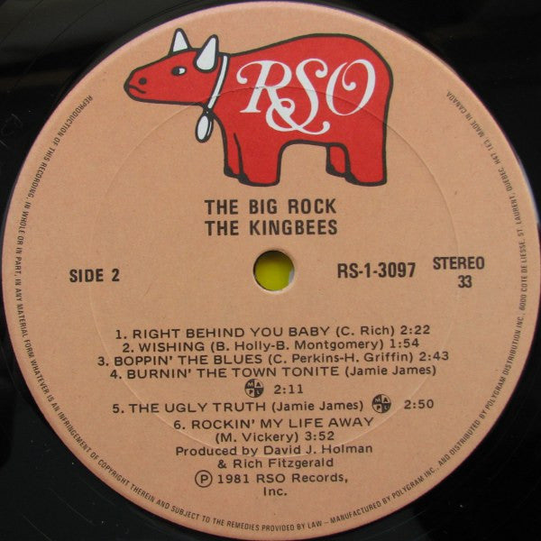 The Kingbees : The Big Rock (LP, Album)