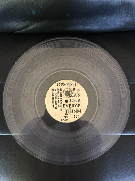 Bleach Everything : So We Gnaw (LP, Ltd, Cle)