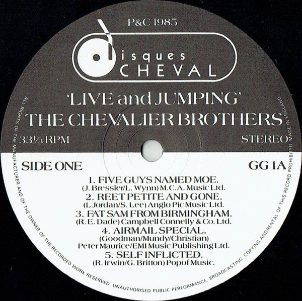 The Chevalier Brothers : Live And Jumping (LP)