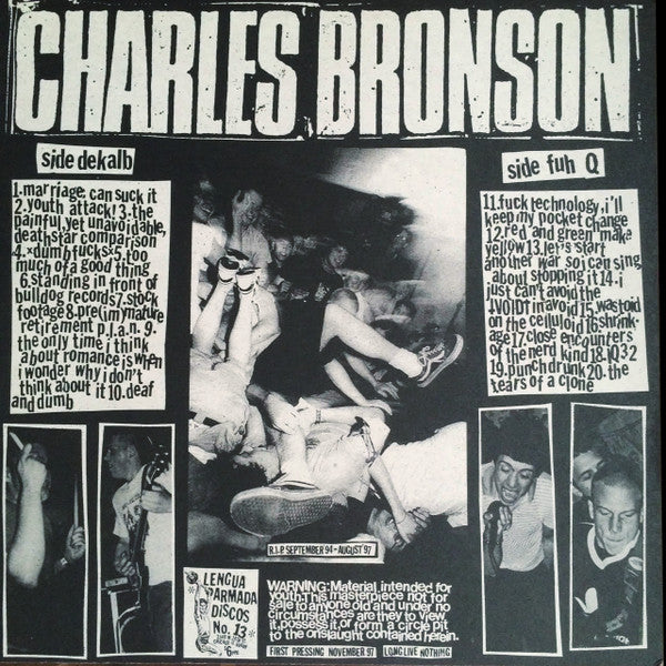 Charles Bronson : Youth Attack! (LP, Album)
