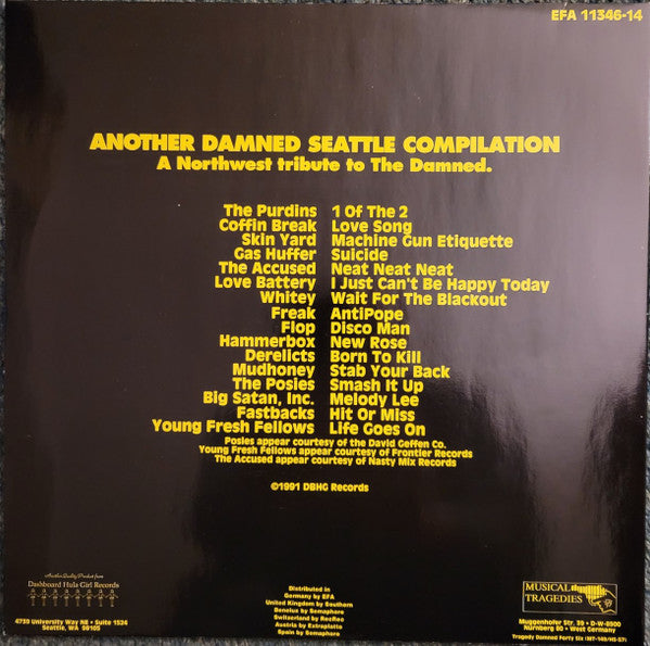 Various : Another Damned Seattle Compilation (LP, Comp, Blu + 7")