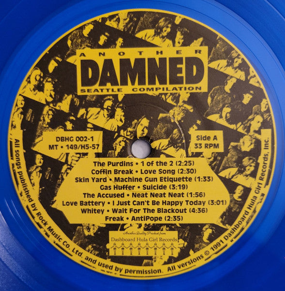 Various : Another Damned Seattle Compilation (LP, Comp, Blu + 7")