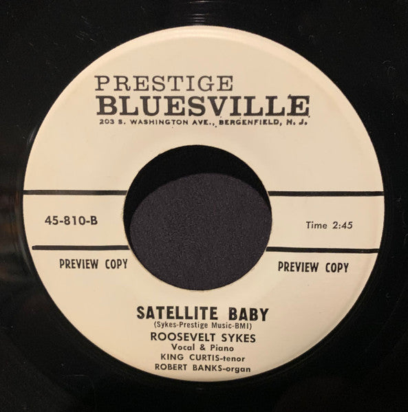 Roosevelt Sykes : Miss Ida B. / Satellite Baby (7", Promo)