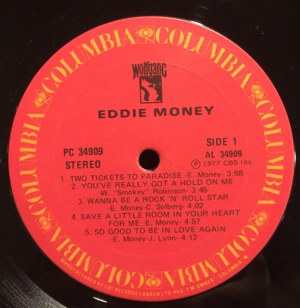 Eddie Money : Eddie Money (LP, Album)