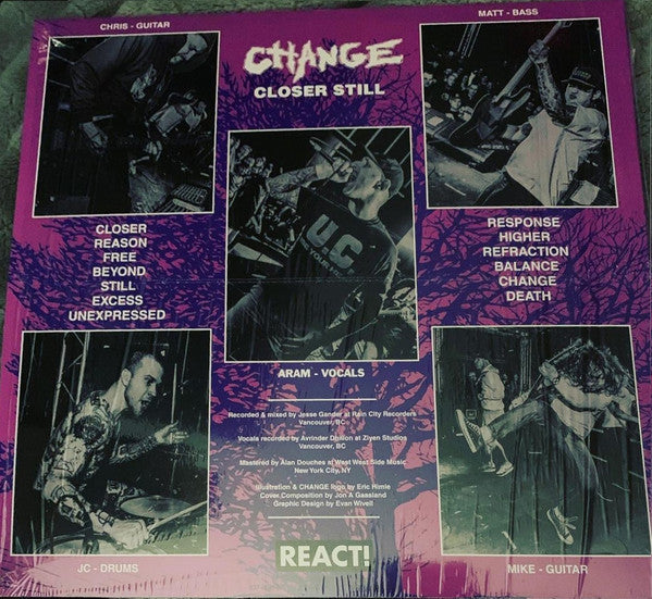 Change (21) : Closer Still (12", Album, Ltd, Tra)