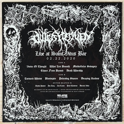 Outer Heaven (2) : Live At Saint Vitus Bar, 02-22-20 (LP, Album, Cle)