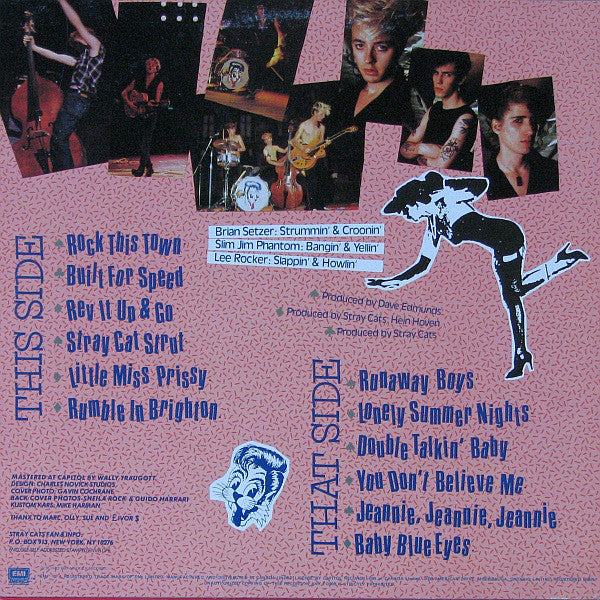 Stray Cats : Built For Speed (LP, Album, Comp)