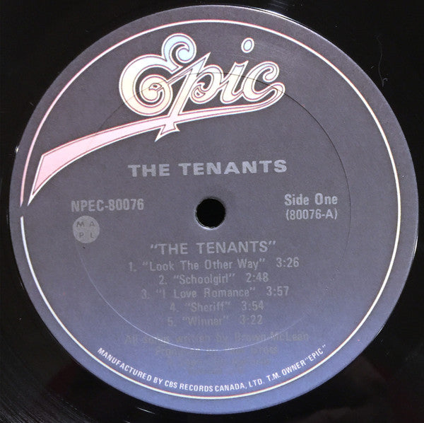 The Tenants (4) : The Tenants (LP, Album)