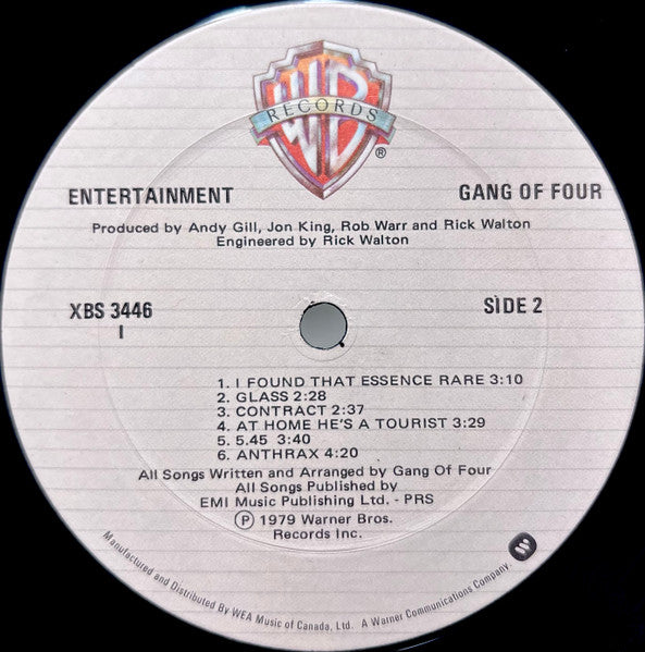 Gang Of Four : Entertainment! (LP, Album, Imp)