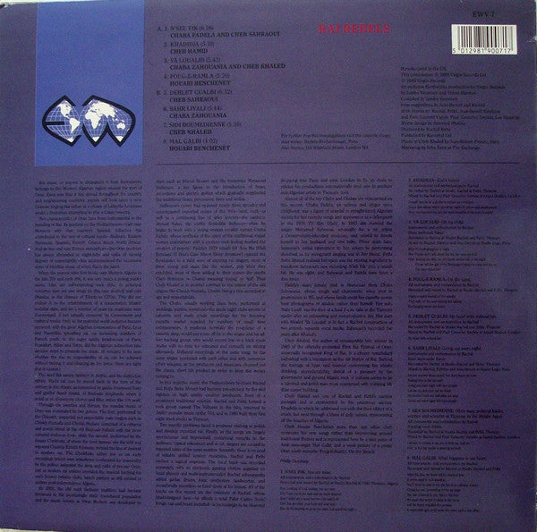 Various : Rai Rebels (LP, Comp)