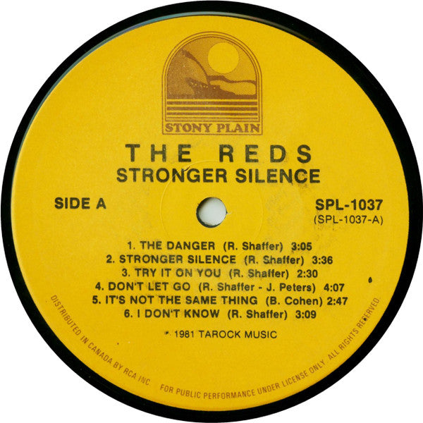 The Reds : Stronger Silence (LP, Album)