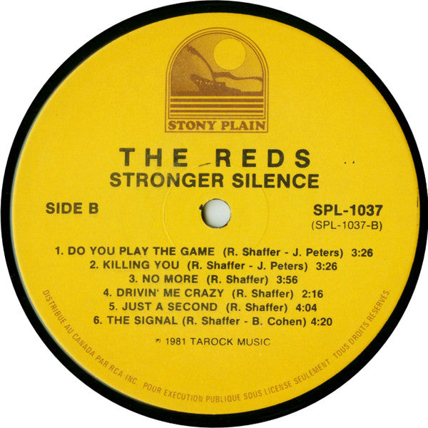 The Reds : Stronger Silence (LP, Album)