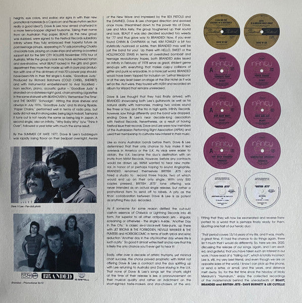 Dave 'N' Lee / Beaut / Branded (4) / British Jets : Dave & Lee Singles Collection (LP, Comp)