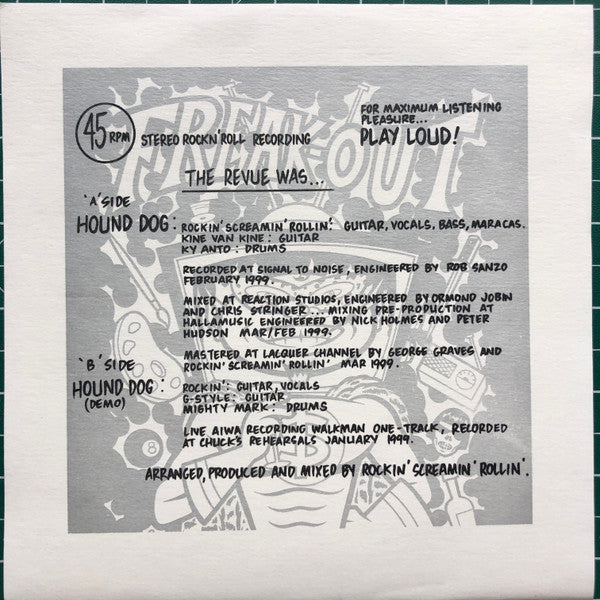 The T.E.E.N. Plague Rave Rock Revue : Hound Dog (7", Single)