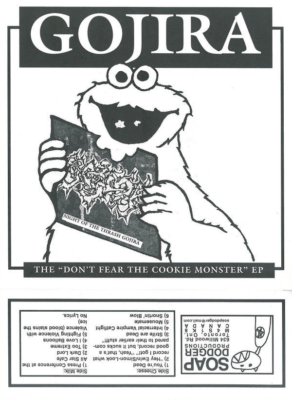 Gojira (3) : The "Don't Fear The Cookie Monster" EP (7")