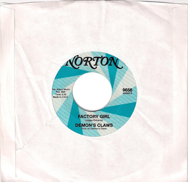 Black Lips* / Demon's Claws : What To Do / Factory Girl (7", Single)