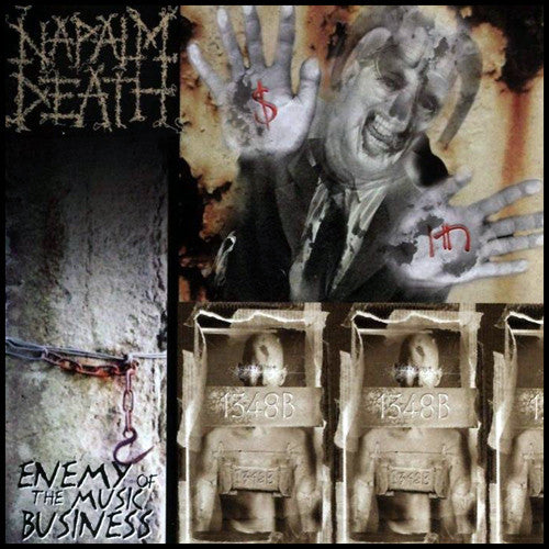 Napalm Death : Enemy Of The Music Business (LP, Album, RE)