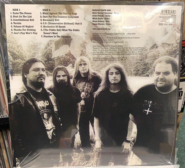 Napalm Death : Enemy Of The Music Business (LP, Album, RE)