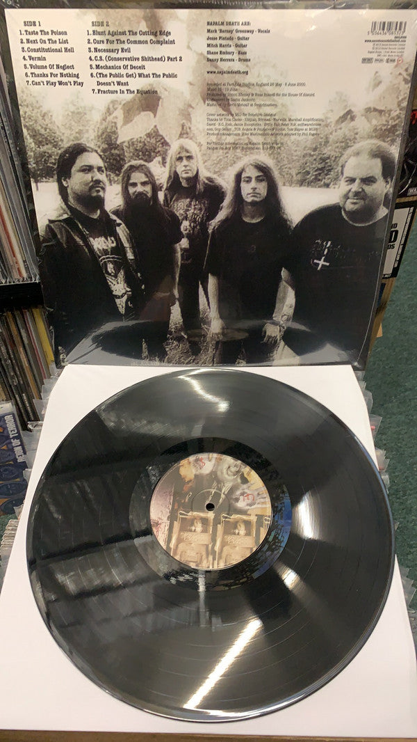 Napalm Death : Enemy Of The Music Business (LP, Album, RE)