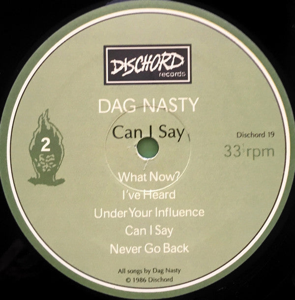 Dag Nasty : Can I Say (LP, Album, RE, RM)