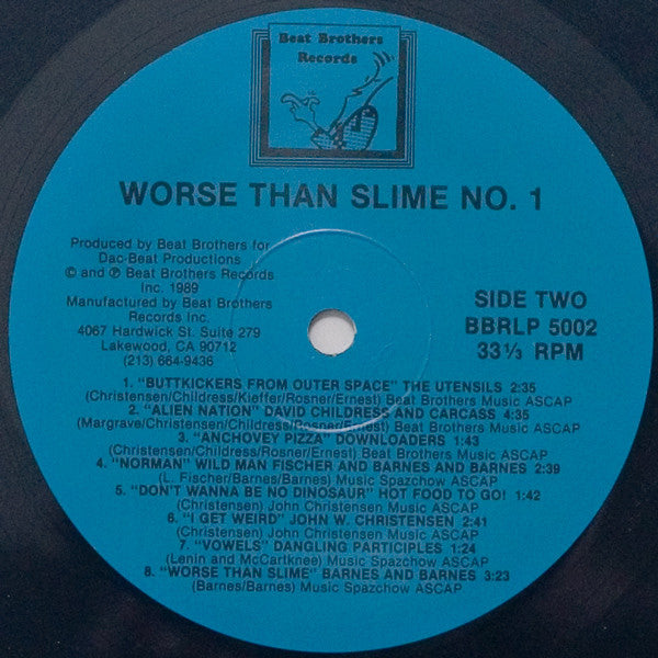 Various : Worse Than Slime No. 1 (LP, Comp)