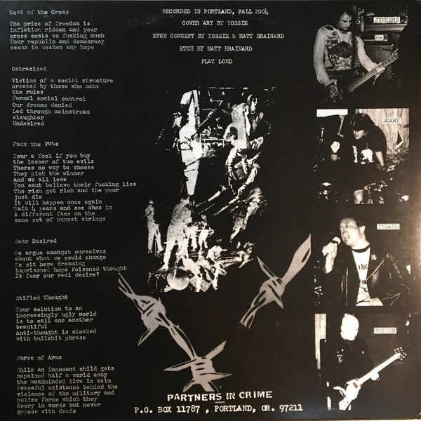 Cut-Throat : Cut-Throat (LP, S/Sided, Etch)