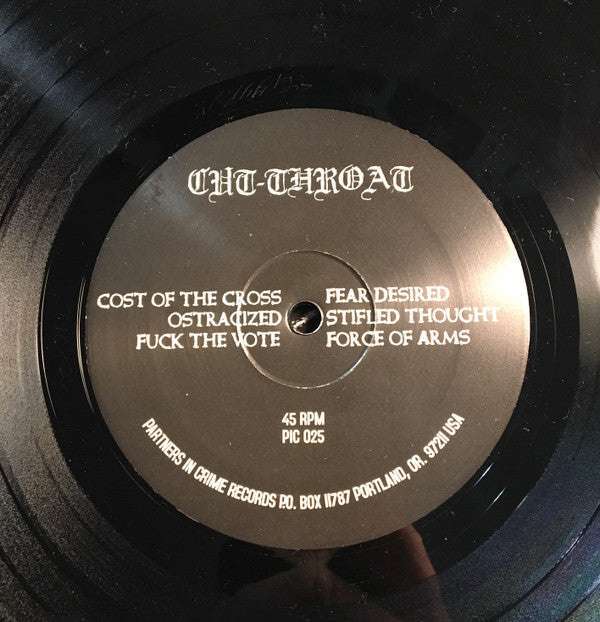 Cut-Throat : Cut-Throat (LP, S/Sided, Etch)