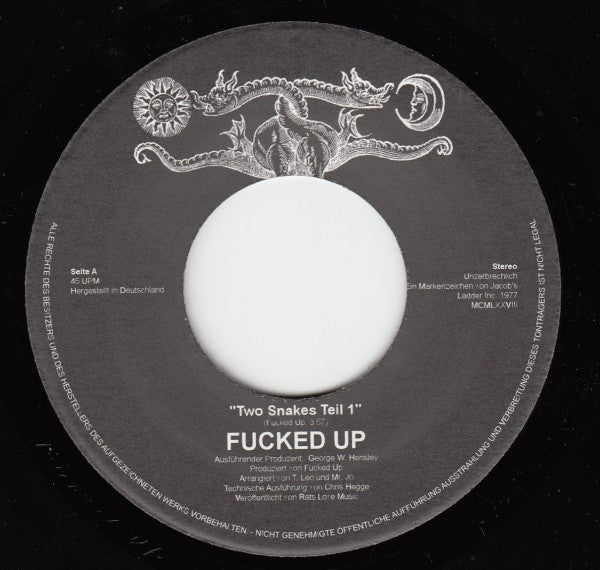 Fucked Up : Two Snakes = Zwei Schlangen (7", RP, Col)