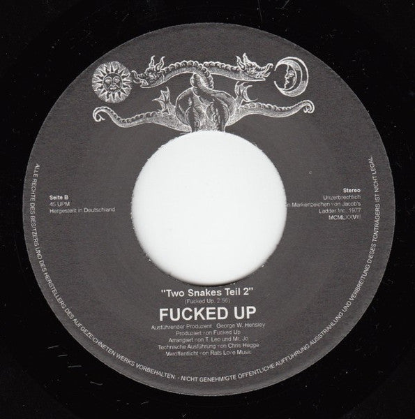 Fucked Up : Two Snakes = Zwei Schlangen (7", RP, Col)