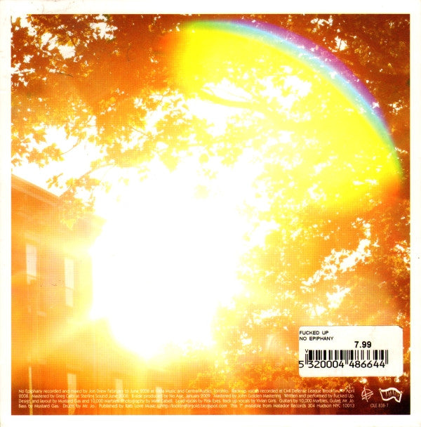 Fucked Up : No Epiphany (7", Single)