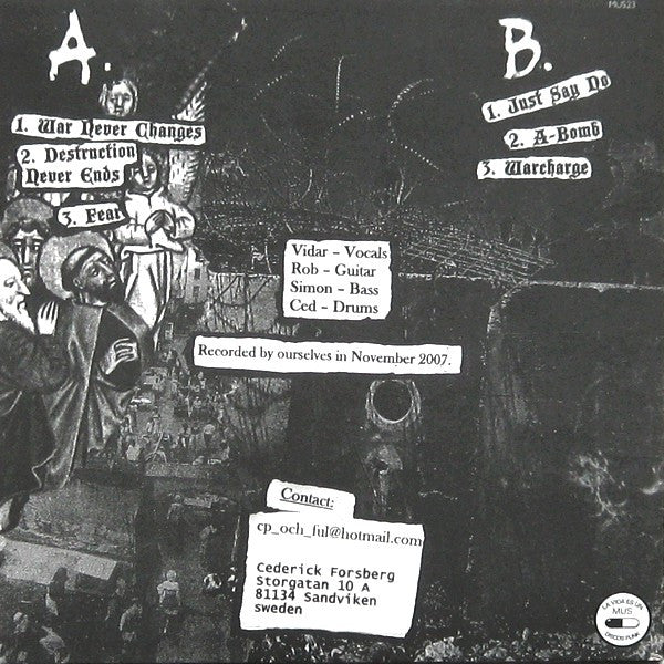 Anger Burning : Warcharge E.P. (7", EP)