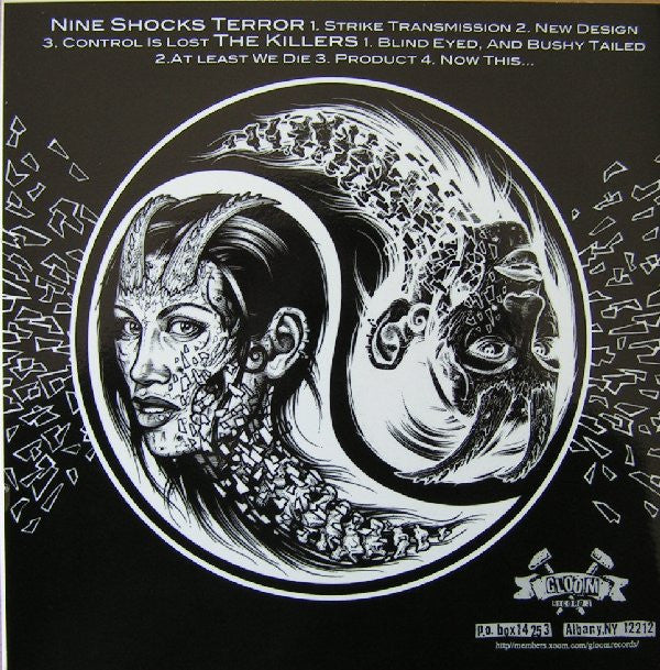 9 Shocks Terror / The Killers (3) : 9 Shocks Terror / Killers (7", Blu)