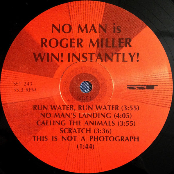 No Man is Roger Miller (2) : Win! Instantly! (LP, Album)