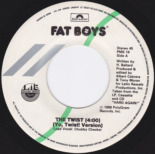 Fat Boys : The Twist (7", Single)