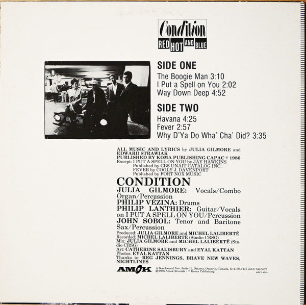 Condition (2) : Red, Hot And Blue (LP, Album)