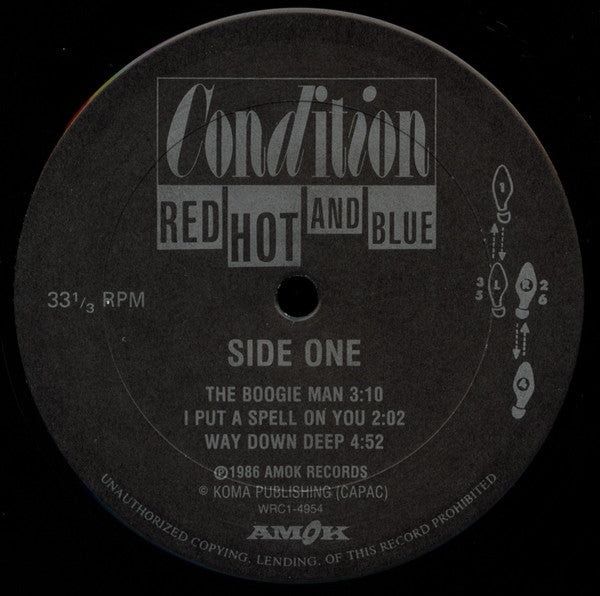 Condition (2) : Red, Hot And Blue (LP, Album)